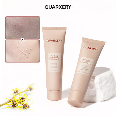 QUARXERY Gel Exfoliante Purificante Global - Textura Refrescante con Extractos Vegetales para una Piel Limpia y Suave 50g