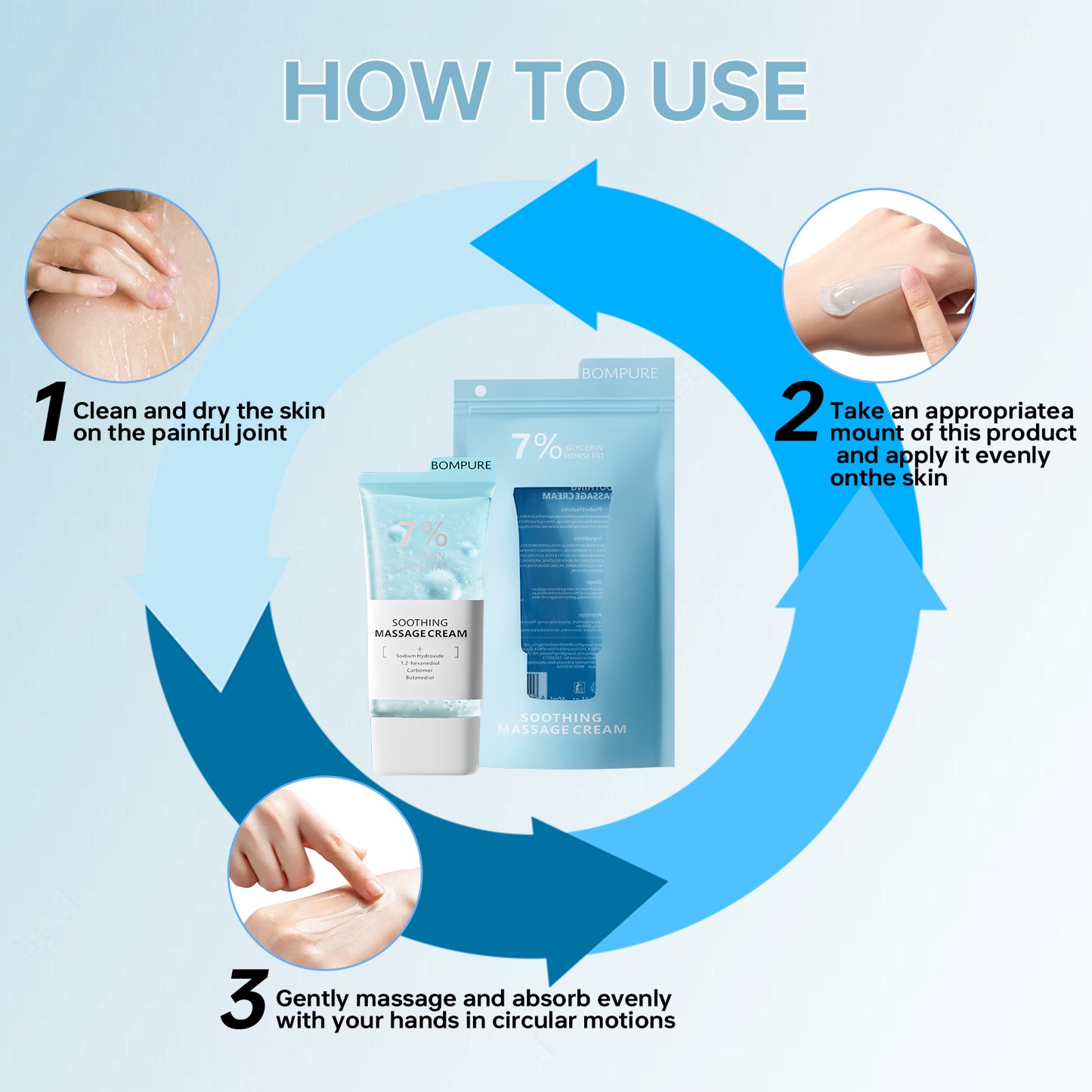 QUARXERY Gel refrescante para articulaciones 60ml – Proporciona alivio rápido del dolor y confort duradero
