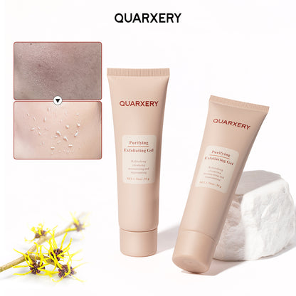 QUARXERY Gel Exfoliante Purificante Global - Textura Refrescante con Extractos Vegetales para una Piel Limpia y Suave 50g