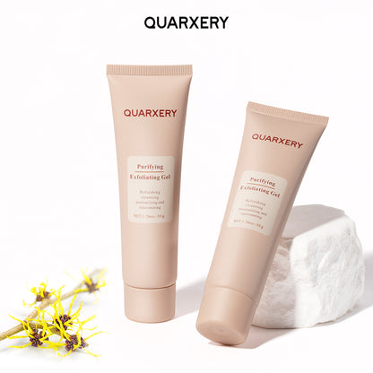 QUARXERY Gel Exfoliante Purificante Global - Textura Refrescante con Extractos Vegetales para una Piel Limpia y Suave 50g