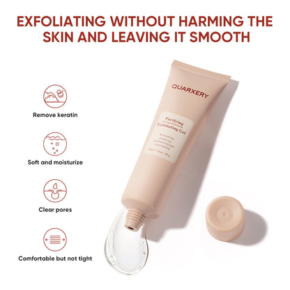 QUARXERY Gel Exfoliante Purificante Global - Textura Refrescante con Extractos Vegetales para una Piel Limpia y Suave 50g