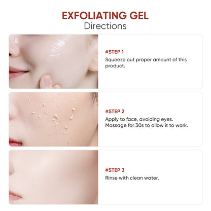 QUARXERY Gel Exfoliante Purificante Global - Textura Refrescante con Extractos Vegetales para una Piel Limpia y Suave 50g