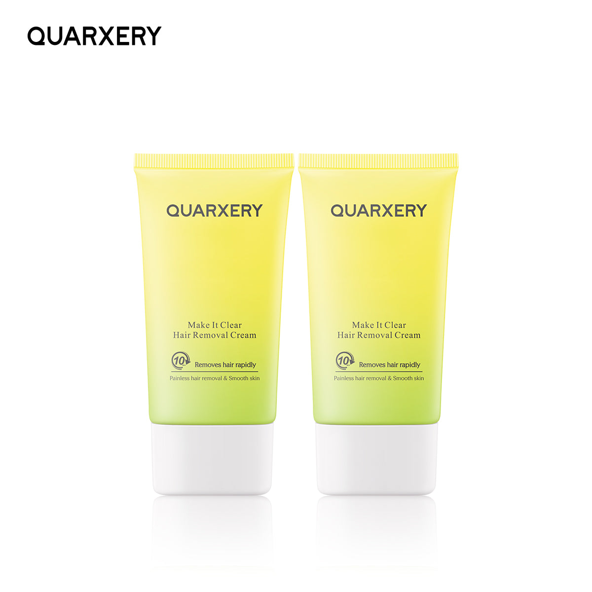 Crema Depilatoria QUARXERY para Mujeres y Hombres, Gel Depilatorio Indoloro, Loción para Eliminar el Vello No Deseado, Apto para Todo Tipo de Piel, 60ml / 2.11oz