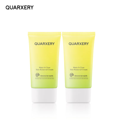 Crema Depilatoria QUARXERY para Mujeres y Hombres, Gel Depilatorio Indoloro, Loción para Eliminar el Vello No Deseado, Apto para Todo Tipo de Piel, 60ml / 2.11oz