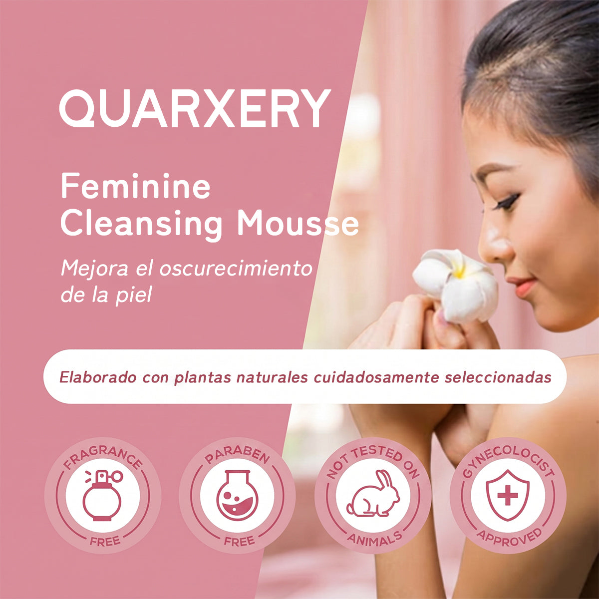 [MX]Quarxery Espuma limpiadora para mujeres 50 ml
