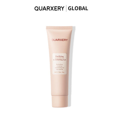 QUARXERY Gel Exfoliante Purificante Global - Textura Refrescante con Extractos Vegetales para una Piel Limpia y Suave 50g