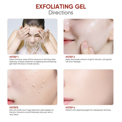 QUARXERY Gel Exfoliante Purificante Global - Textura Refrescante con Extractos Vegetales para una Piel Limpia y Suave 50g